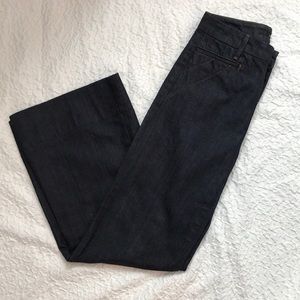 Joes jeans high waist wide leg dark denim